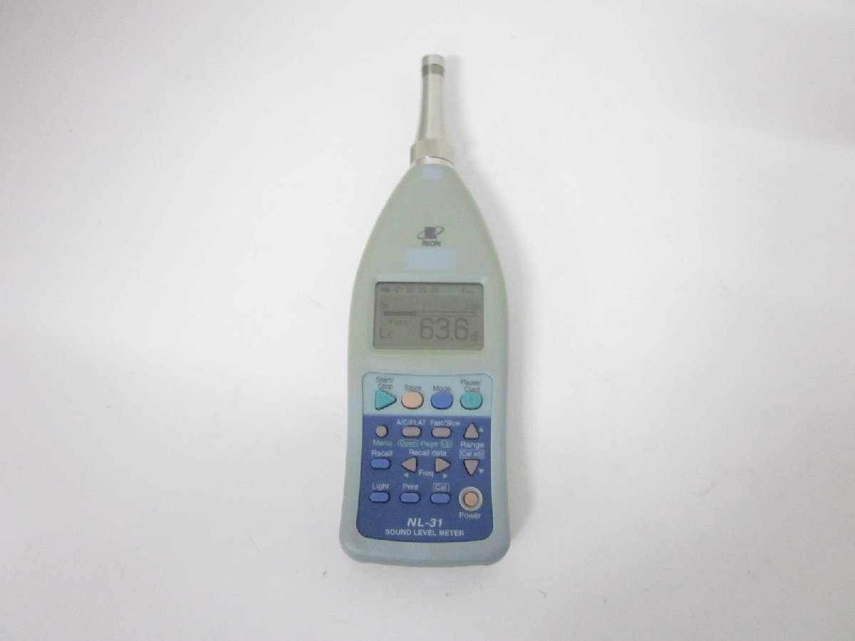 Rion NL-31 Noise Meter with Vibration Measurement 20Hz-20kHz [w1244653300]