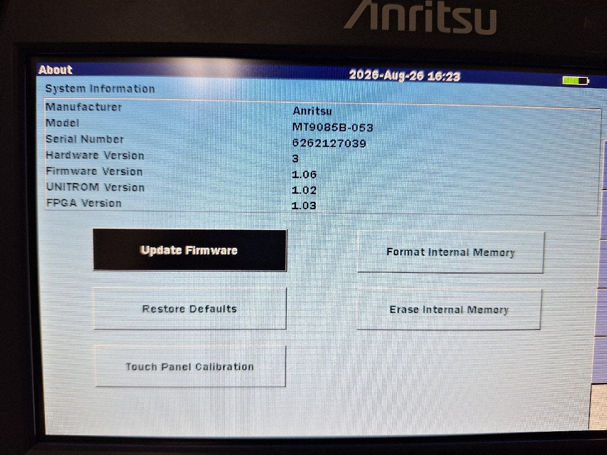 Anritsu MT9085B OTDR Access Master Opt. 053 040 002 010 [v1244943580]