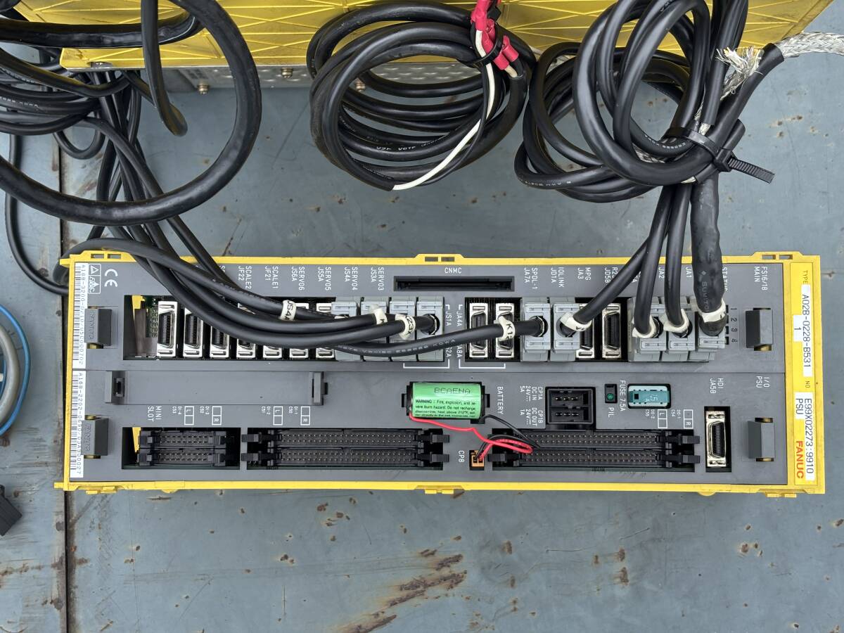 FANUC SERIES 18-MC A02B-0228-B531 Servo Amplifier Power Supply 6 pcs (as-is) [j1245056209]