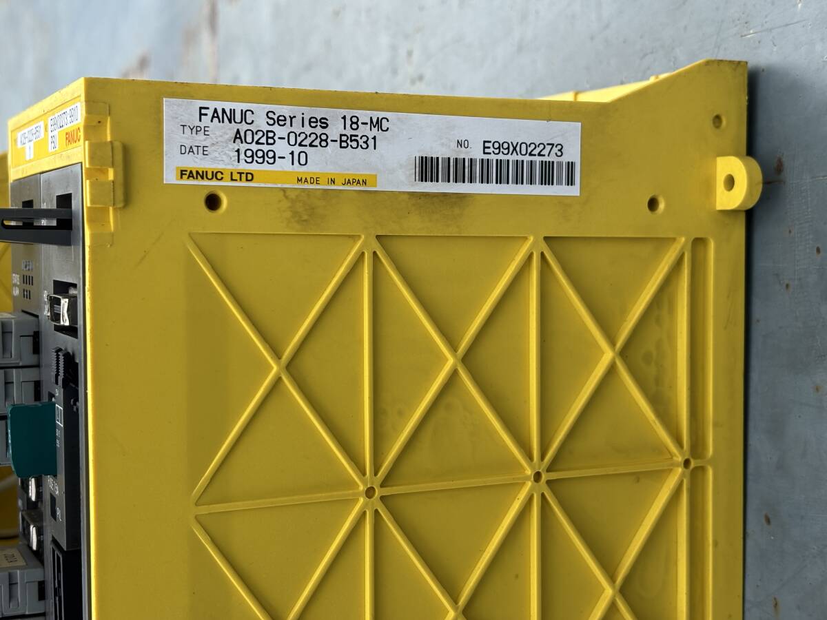 FANUC SERIES 18-MC A02B-0228-B531 Servo Amplifier Power Supply 6 pcs (as-is) [j1245056209]