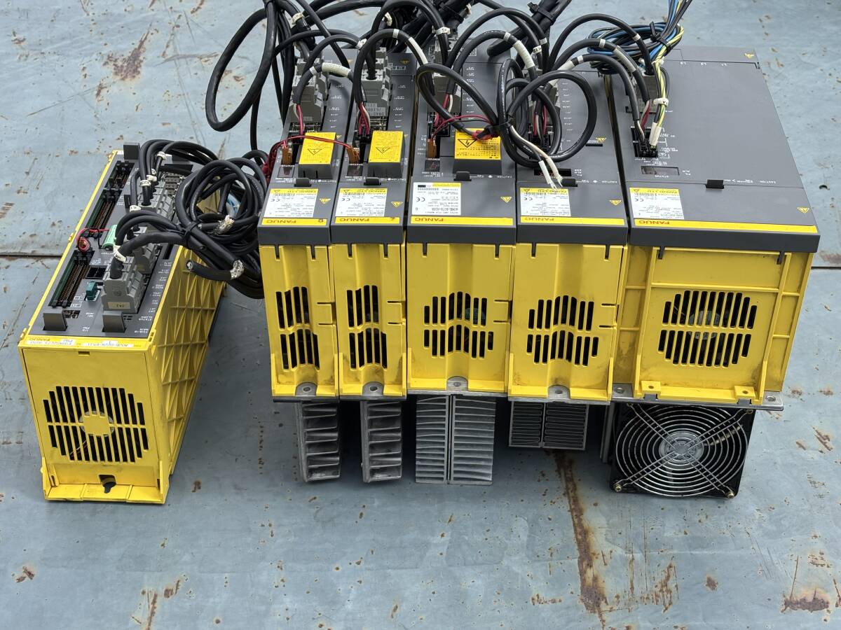 FANUC SERIES 18-MC A02B-0228-B531 Servo Amplifier Power Supply 6 pcs (as-is) [j1245056209]