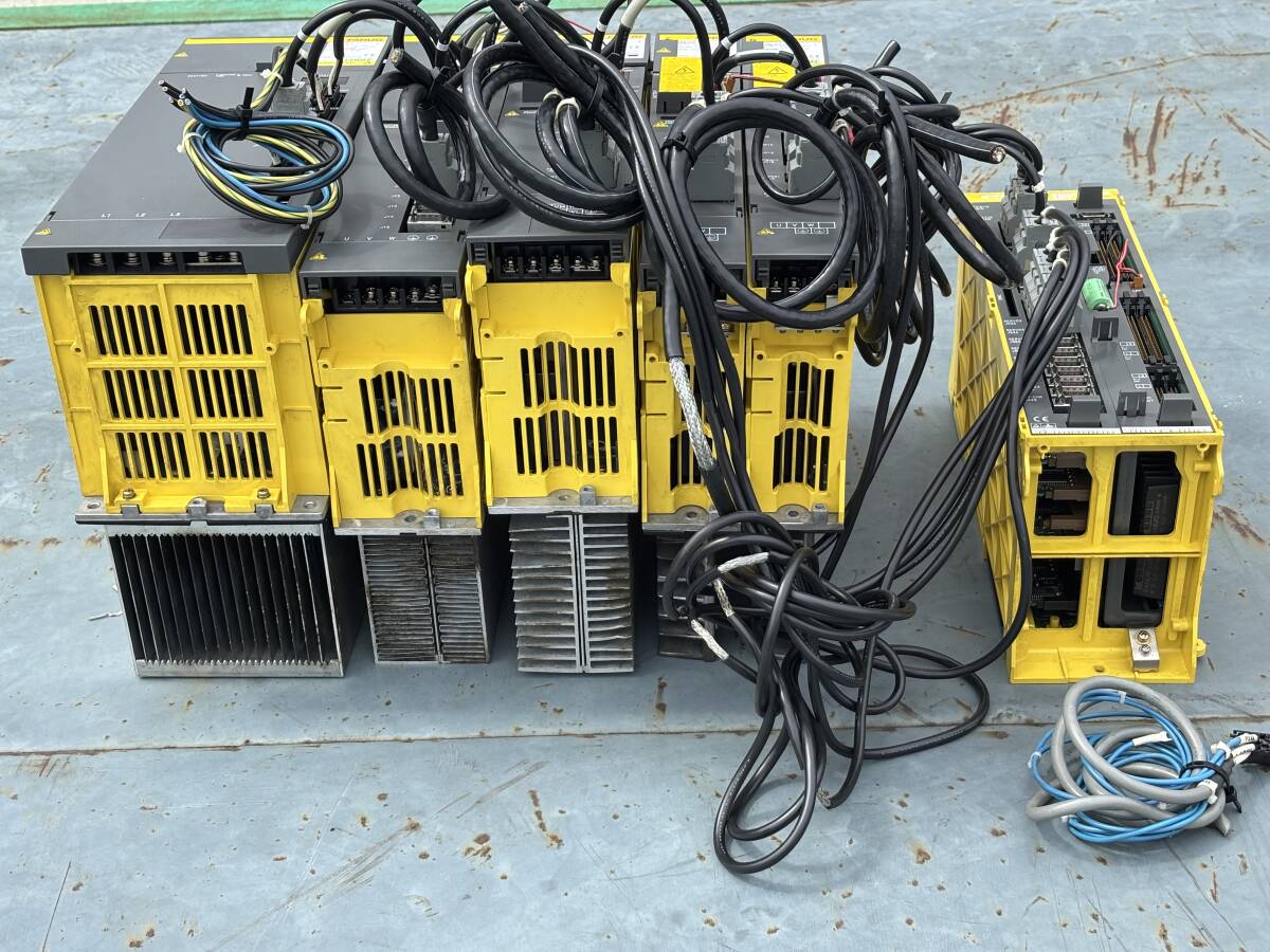 FANUC SERIES 18-MC A02B-0228-B531 Servo Amplifier Power Supply 6 pcs (as-is) [j1245056209]