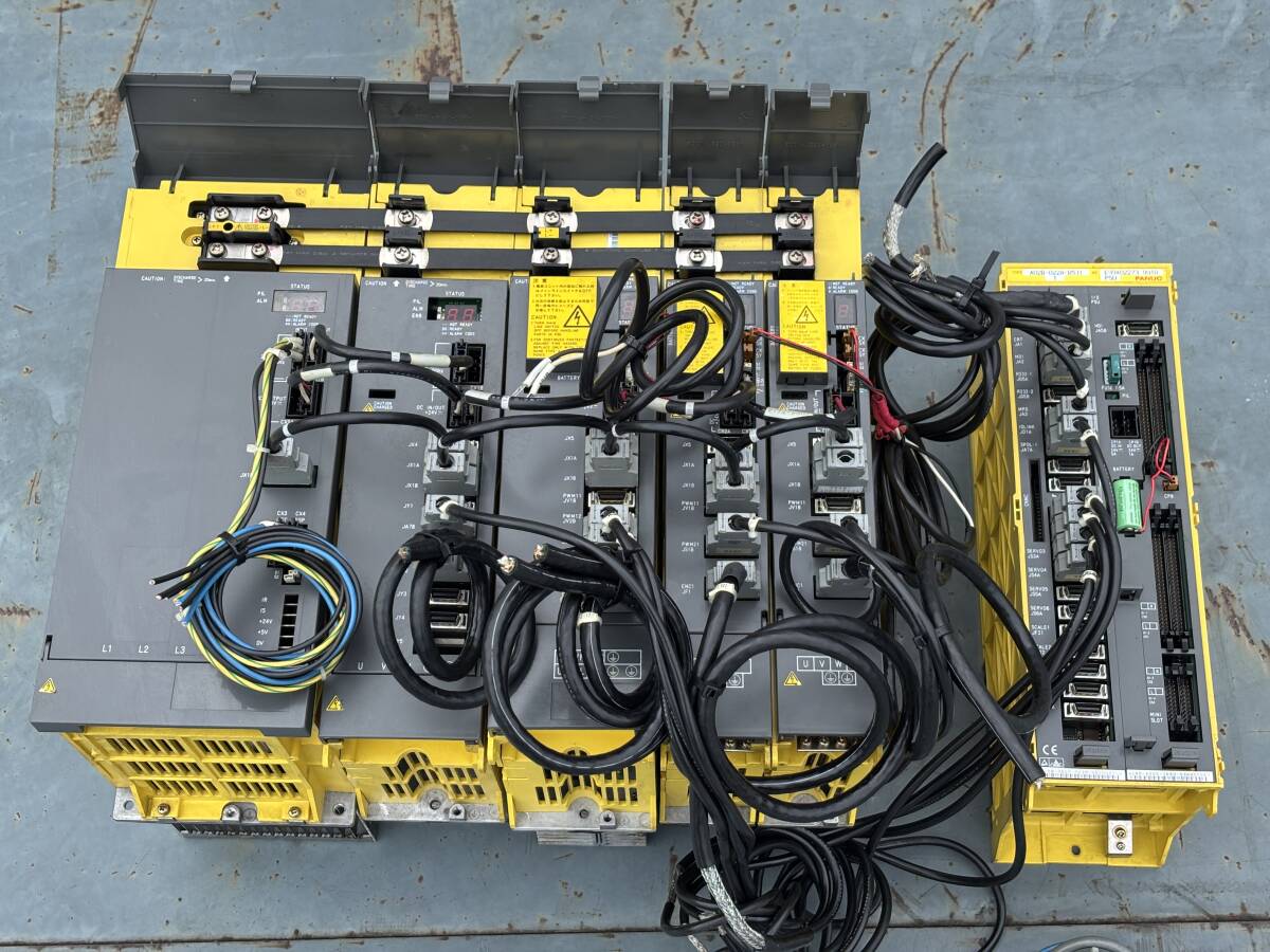 FANUC SERIES 18-MC A02B-0228-B531 Servo Amplifier Power Supply 6 pcs (as-is) [j1245056209]