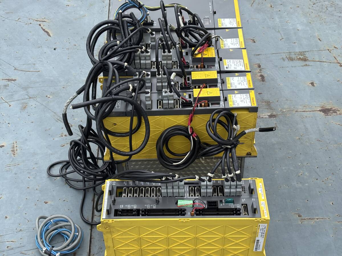 FANUC SERIES 18-MC A02B-0228-B531 Servo Amplifier Power Supply 6 pcs (as-is) [j1245056209]