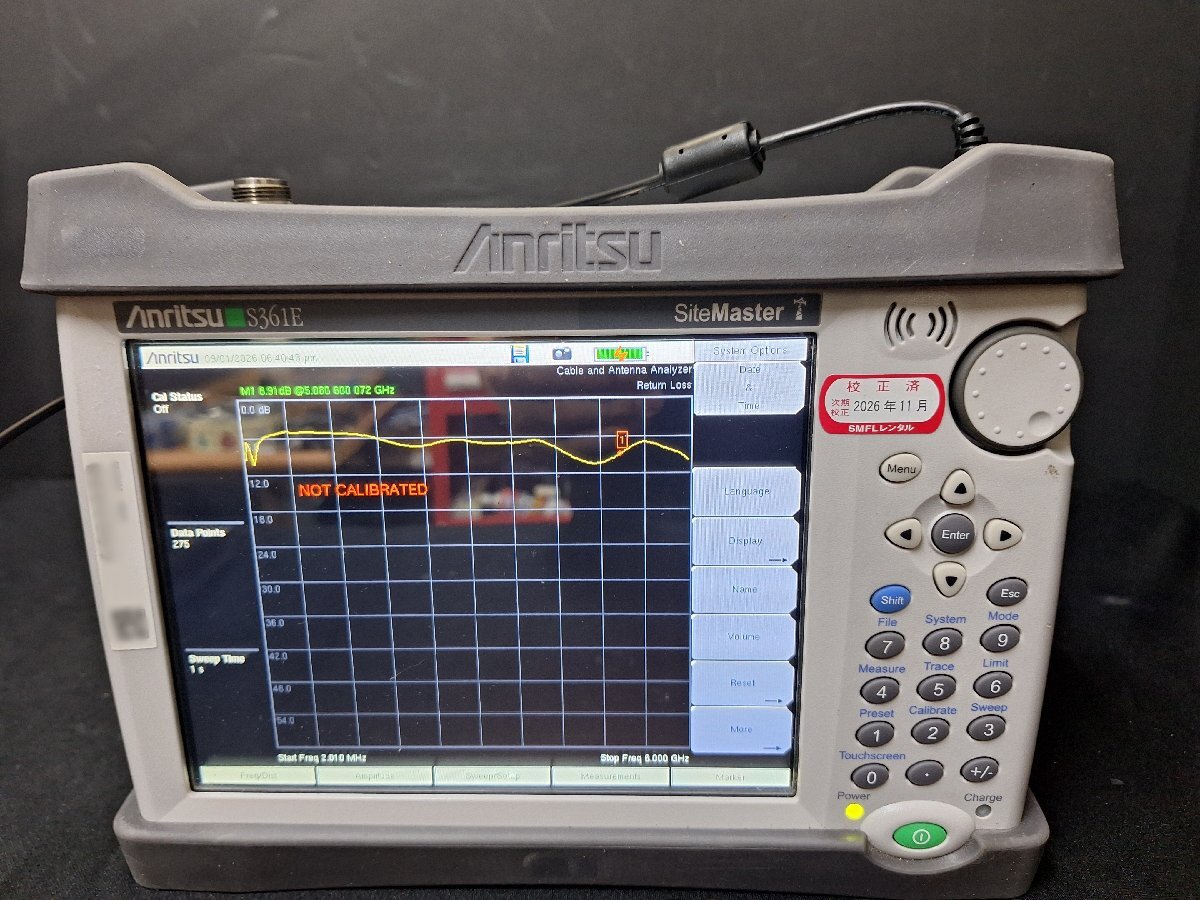 Anritsu S361E Site Master Cable Antenna Analyzer 2MHz-6GHz [w1245054316]
