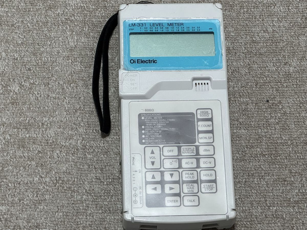 Oi Electric LM-321 LM-331 Level Meter 2 Units Set [x1245419008]