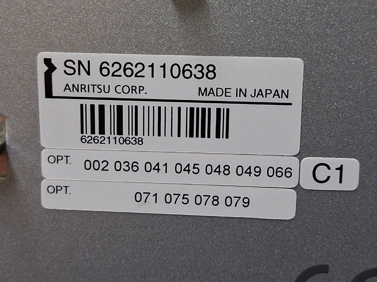 Anritsu MG3710E Vector Signal Generator 100kHz-6GHz with Options [g1245419417]