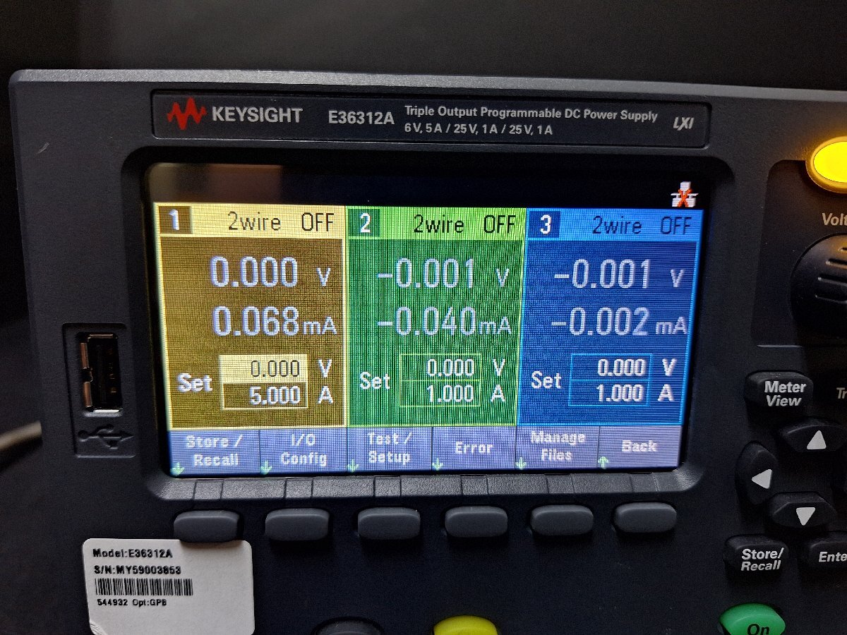 Keysight E36312A Triple Output Programmable DC Power Supply 80W 6V 5A 25V 1A 25V 1A Opt. GPB [g1245518585]