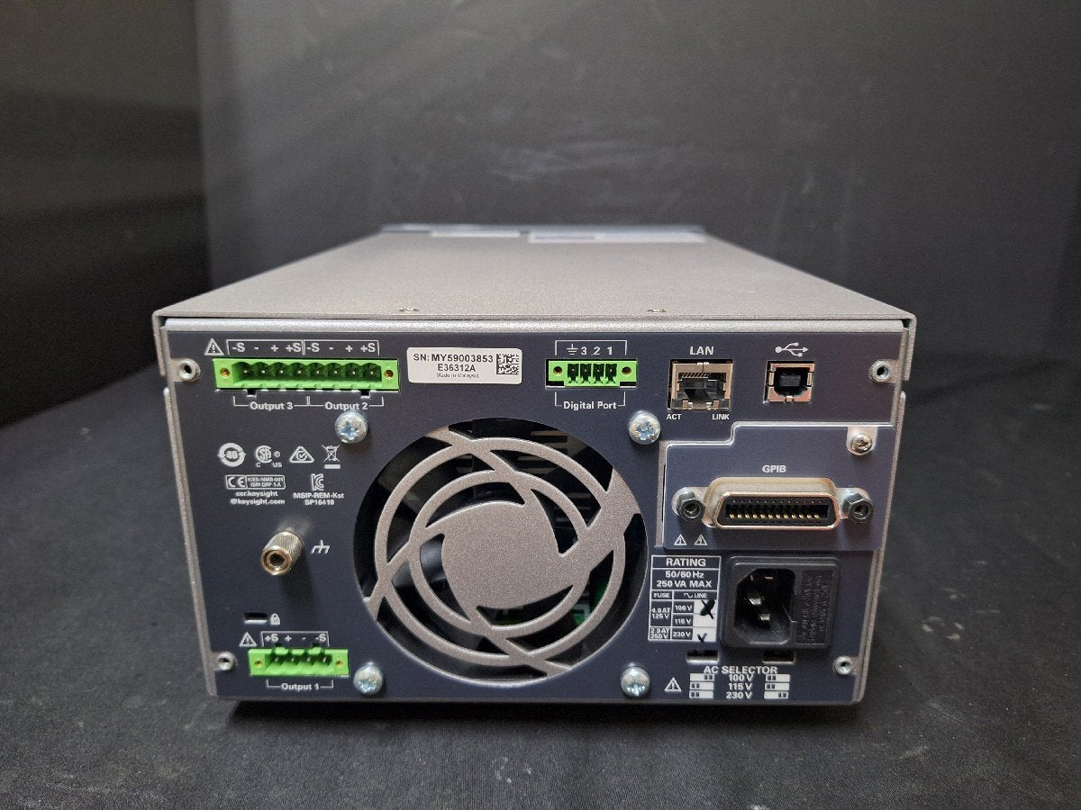 Keysight E36312A Triple Output Programmable DC Power Supply 80W 6V 5A 25V 1A 25V 1A Opt. GPB [g1245518585]
