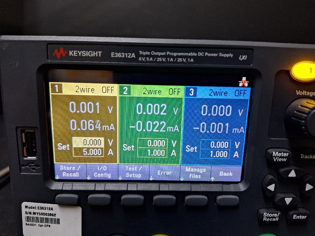 Keysight E36312A Triple Output Programmable DC Power Supply 80W 6V 5A 25V 1A 25V 1A Opt. GPB [r1245528599]