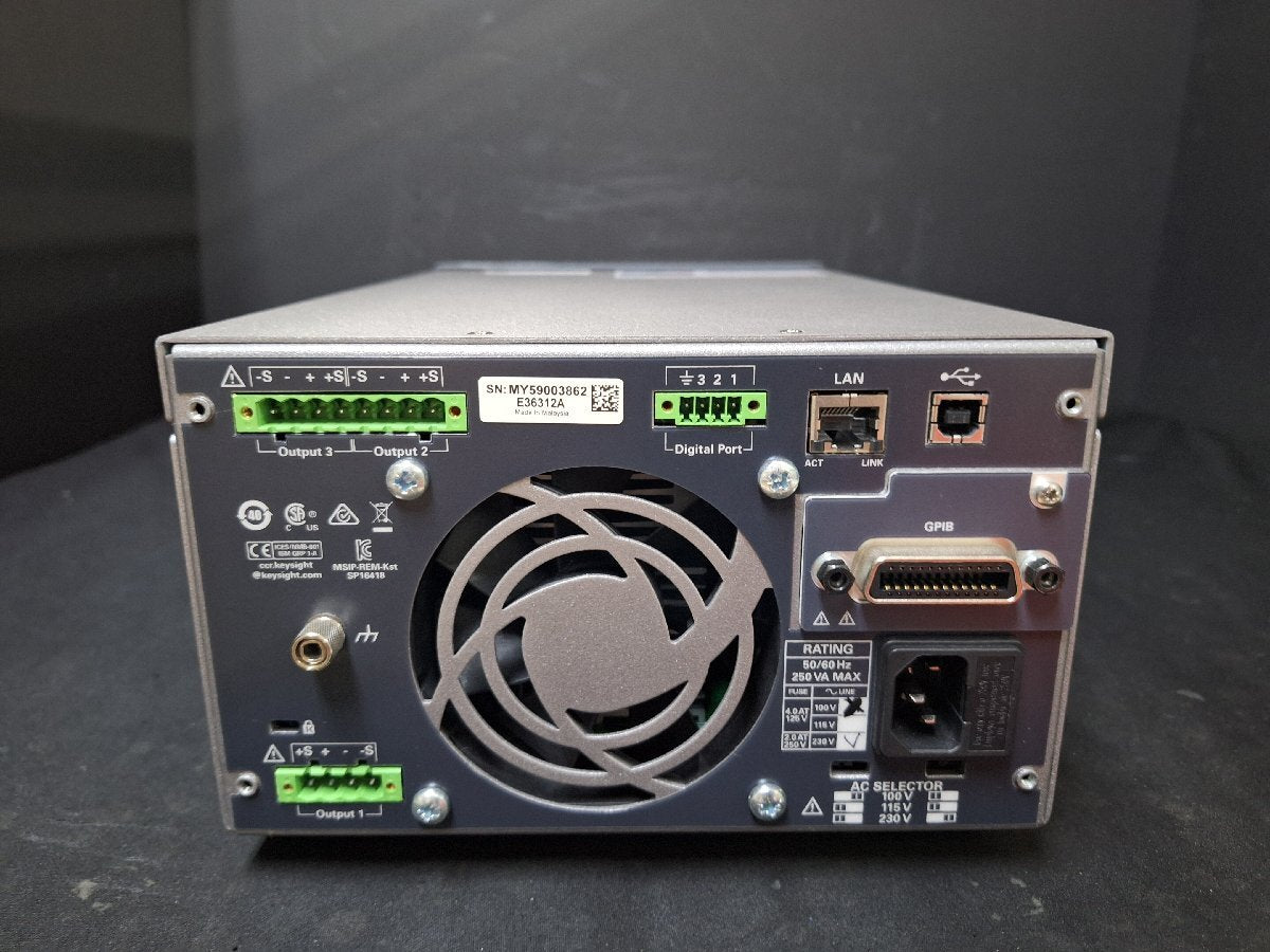 Keysight E36312A Triple Output Programmable DC Power Supply 80W 6V 5A 25V 1A 25V 1A Opt. GPB [r1245528599]