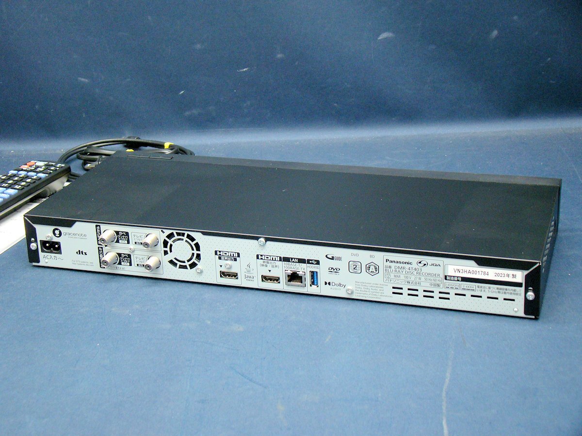 Panasonic DMR-4T403 Blu-ray Disc Recorder 4K Tuner Built-in 4TB [c1245695916]
