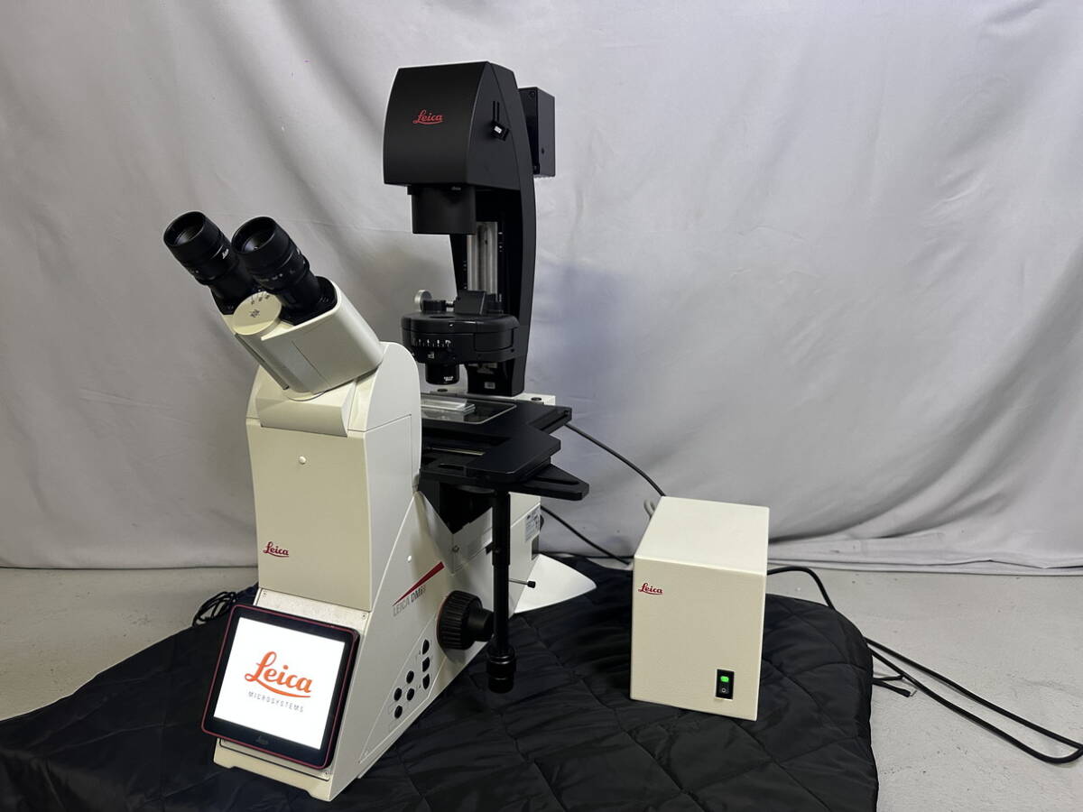 Leica DMi8 automated Inverted Microscope 2021 with 5 Objectives FLEXACAM C1 CTR compact Phase Contrast (as-is) [s1245743065]