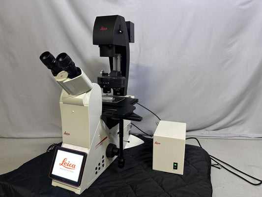 Leica DMi8 automated Inverted Microscope 2021 with 5 Objectives FLEXACAM C1 CTR compact Phase Contrast (as-is) [s1245743065]