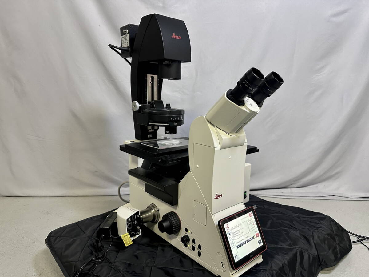 Leica DMi8 automated Inverted Microscope 2021 with 5 Objectives FLEXACAM C1 CTR compact Phase Contrast (as-is) [s1245743065]