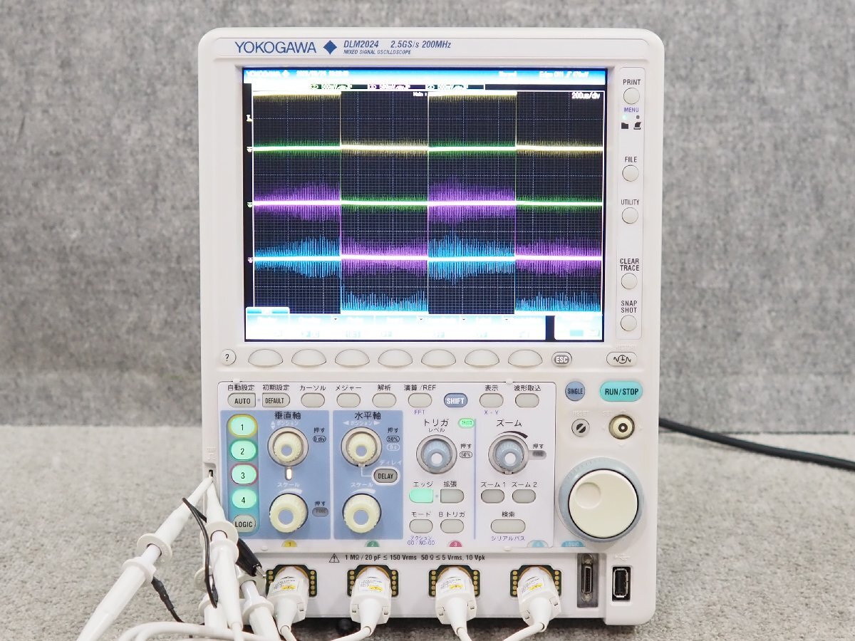 Yokogawa DLM2024 Mixed Signal Oscilloscope 2.5GS/s 200MHz 4 pcs [k1245760089]