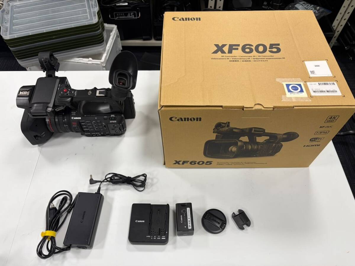 Canon XF605 Professional 4K Video Camera 735H with Box and Manual [r1245997255]
