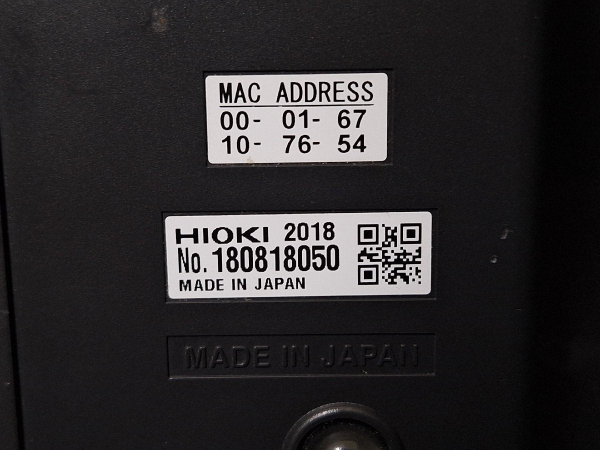 Hioki LR8400-20 Memory HiLOGGER [d1246240418]
