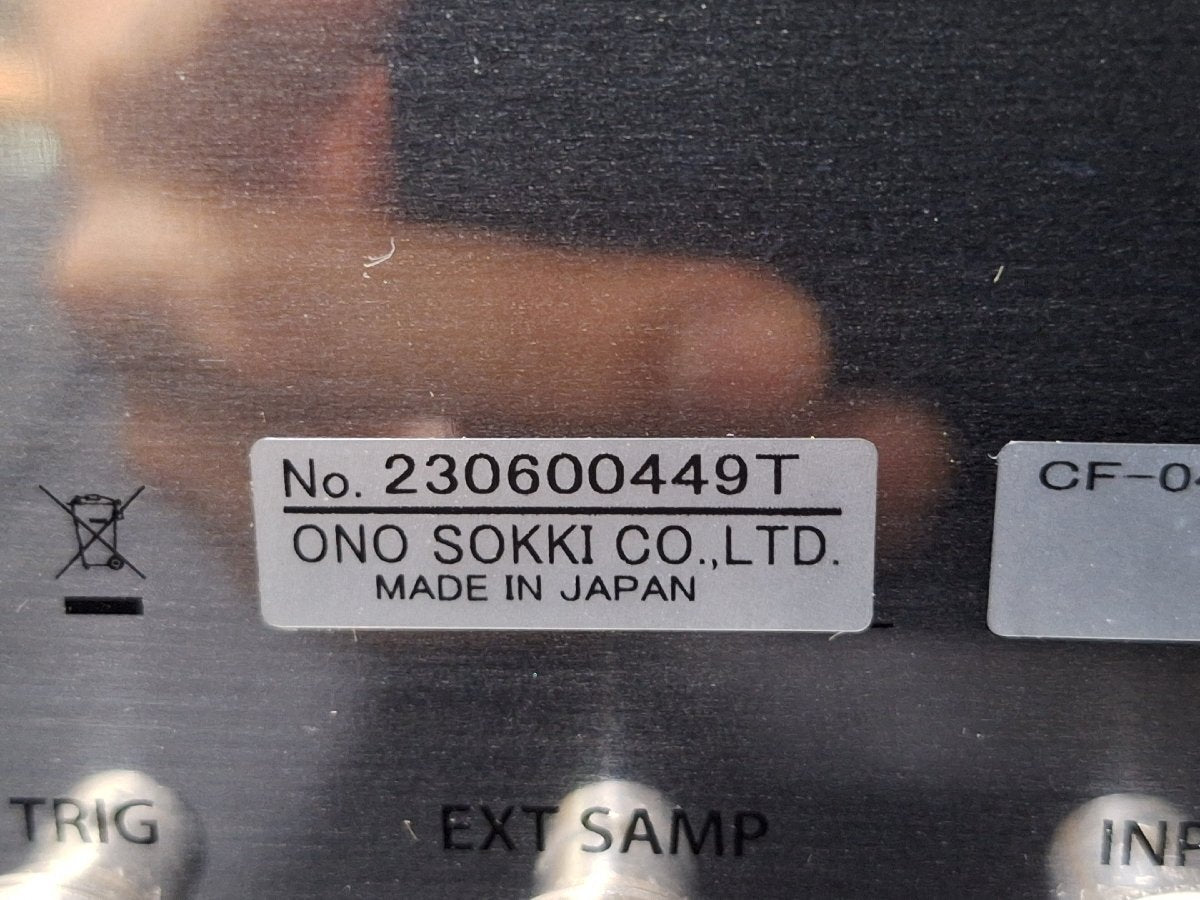 Ono Sokki CF-4700A FFT Comparator with Opt. CF-0478A [c1246363988]