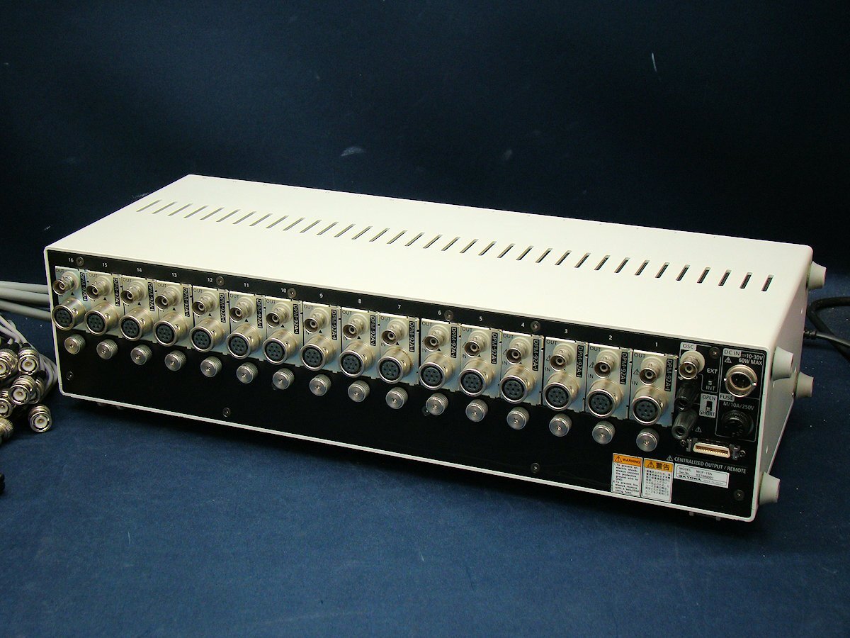 KYOWA MCF-16A Multi-Signal Conditioner with DPM-92A-I Strain Measurement Card 16ch DC-5kHz [q1246364451]