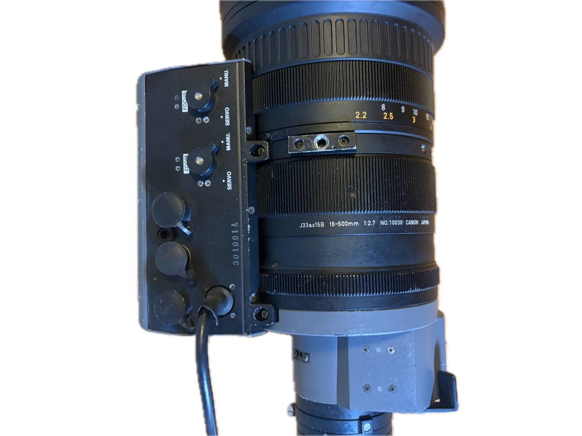 Canon J33a×15B3 IAS IX12 Zoom Lens 15mm-500mm with B3 to B4 Mount Adapter and Accessories [f1246382381]