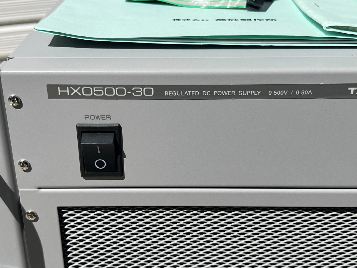 TAKASAGO HX0500-30 DC Power Supply Switching Type 500V 30A 15kW [l1246454708]