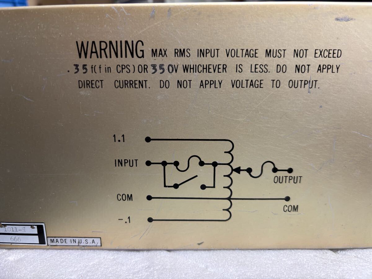 SINGER GERTSCH AC RATIO STANDARD Electrical Measuring Instrument [m1246483366]