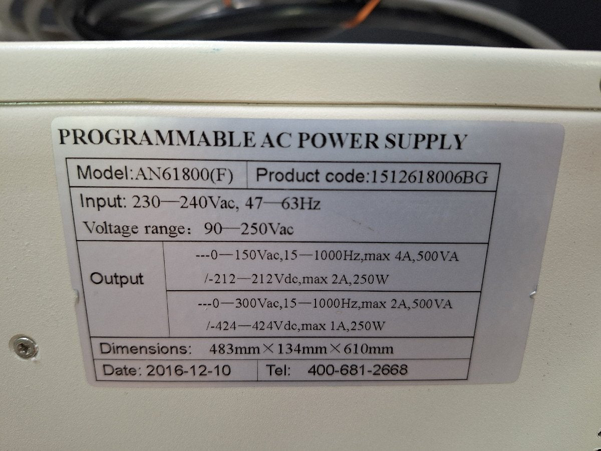 AINUO AN61800(F) Programmable AC Power Supply [v1246648511]
