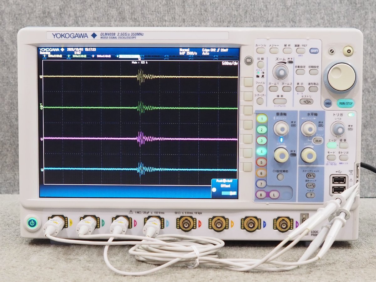 Yokogawa DLM4038 Mixed Signal Oscilloscope 2.5GS/s 350MHz [e1246678626]