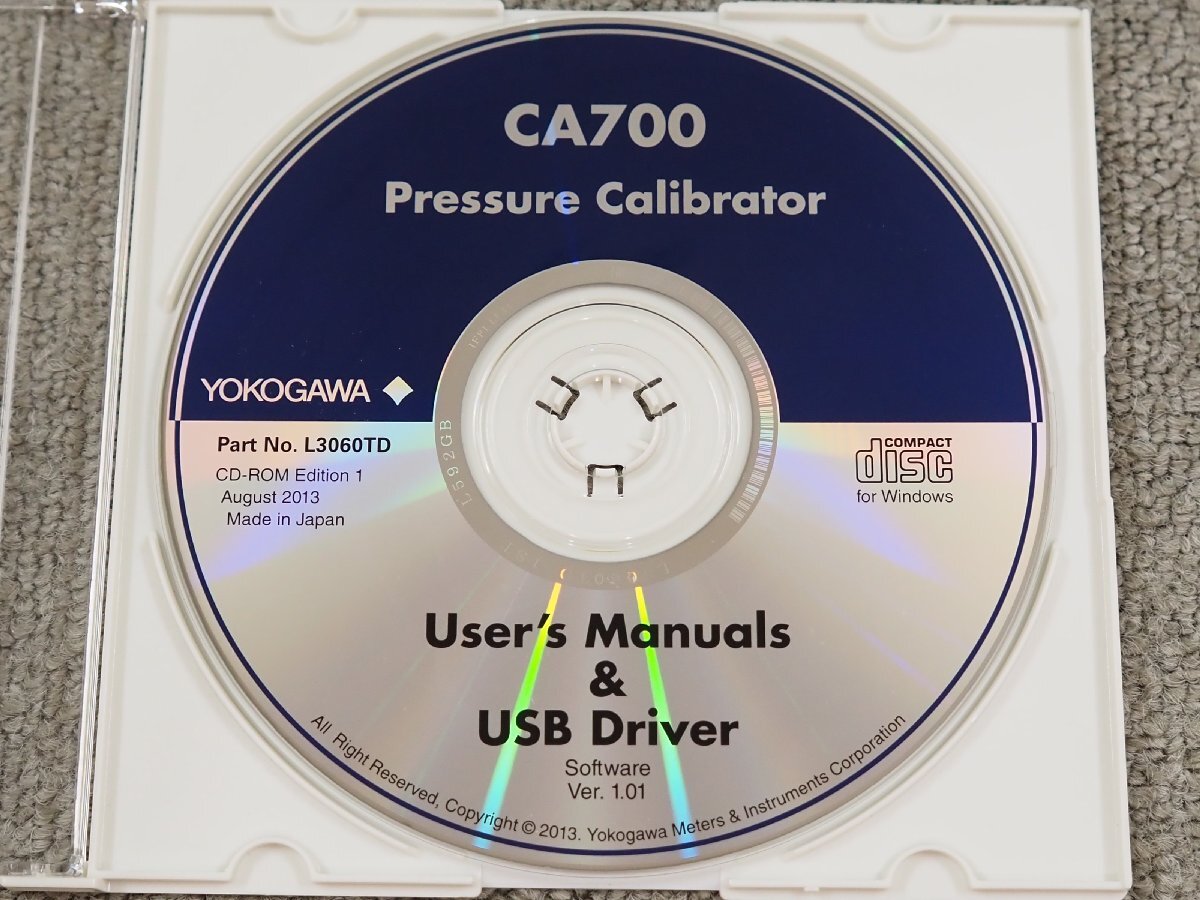 Yokogawa CA700 Pressure Calibrator RANGE:3500kPa 4500kPa MAX [o1246683469]