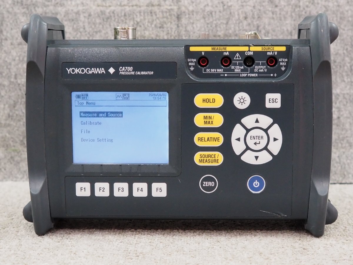 Yokogawa CA700 Pressure Calibrator RANGE:3500kPa 4500kPa MAX [o1246683469]