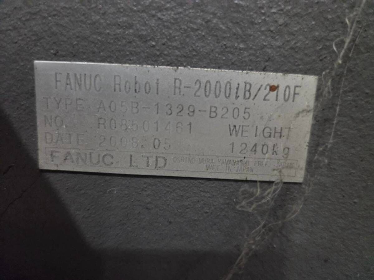 FANUC R-2000iB/210F Industrial Robot 2008 Model [t1246721742]