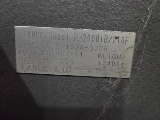 FANUC R-2000iB/210F Industrial Robot 2008 Model [t1246721742]
