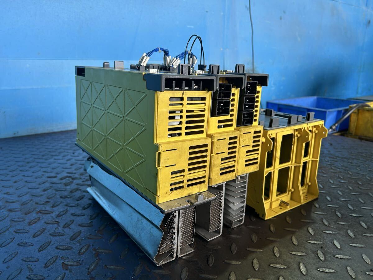 FANUC A06B-6140-H011 Amplifier with A13B-0196-B123 and FOM22412NT Laser Cutter (for parts or not working) [u1246868979]