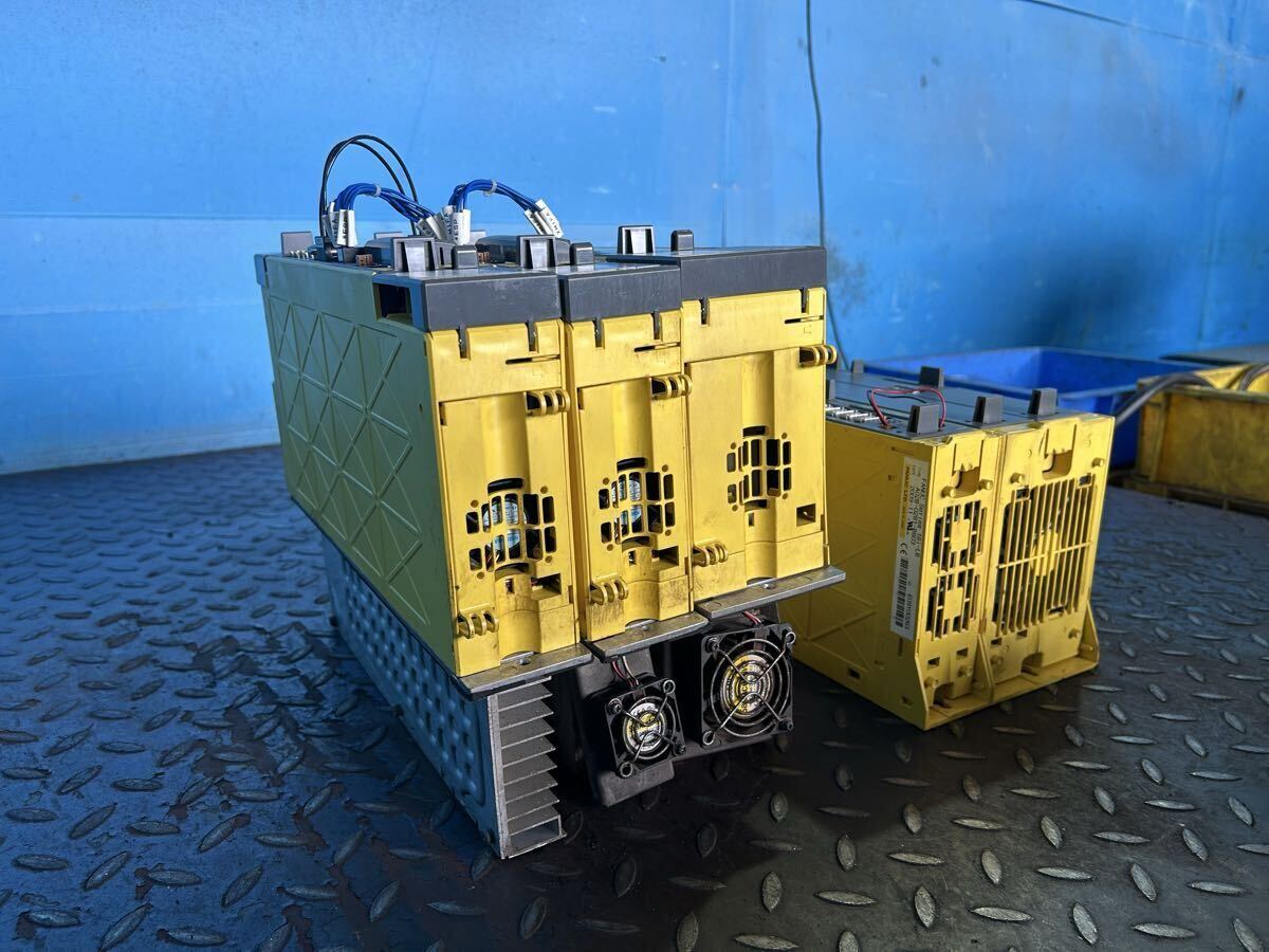 FANUC A06B-6140-H011 Amplifier with A13B-0196-B123 and FOM22412NT Laser Cutter (for parts or not working) [u1246868979]