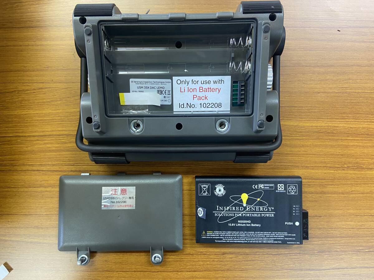 GE Sensing USM35X Ultrasonic Flaw Detector with STB-A1 STB-A2 Test Pieces [x1247420868]