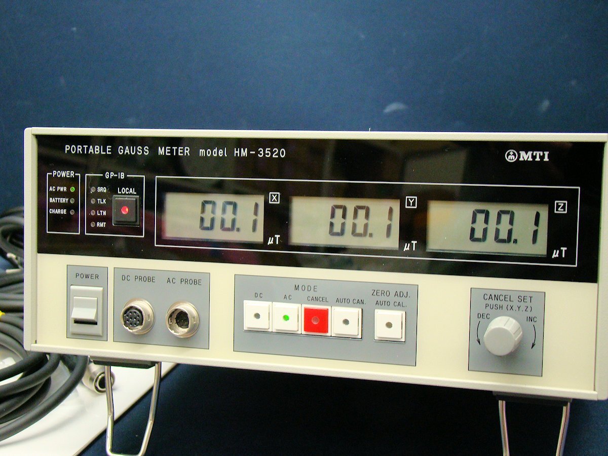 MTI HM-3520 HMC Magnetic Field Meter AC/DC [w1247503901]