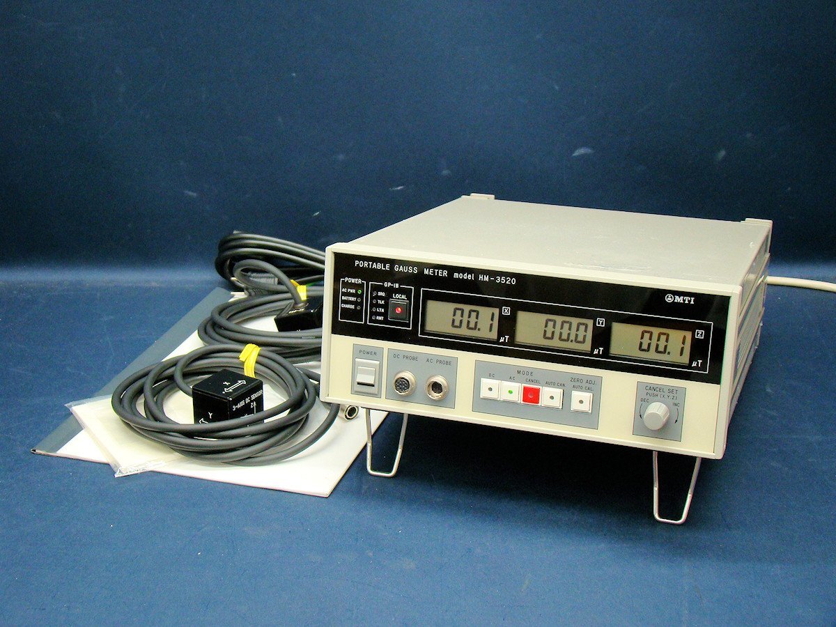 MTI HM-3520 HMC Magnetic Field Meter AC/DC [w1247503901]