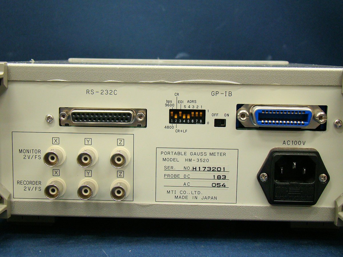 MTI HM-3520 HMC Magnetic Field Meter AC/DC [w1247503901]
