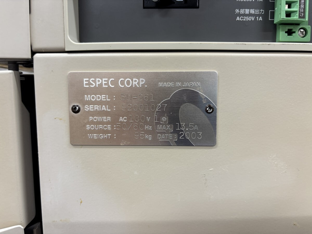 ESPEC SU-261 Environmental Testing Chamber with Stand [o1247574747]