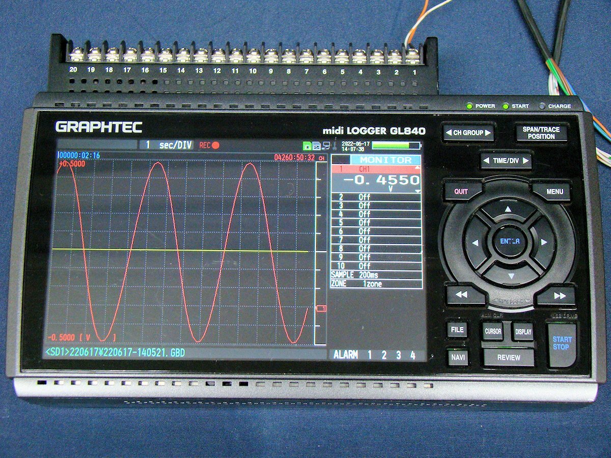 Graphtec GL840 Handheld Data Logger 20ch [r1247694775]