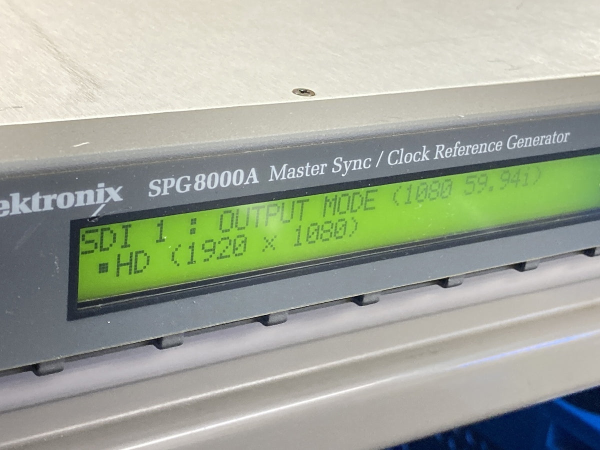 Tektronix SPG8000A MasterSync Clock Reference Generator [h1247691978]