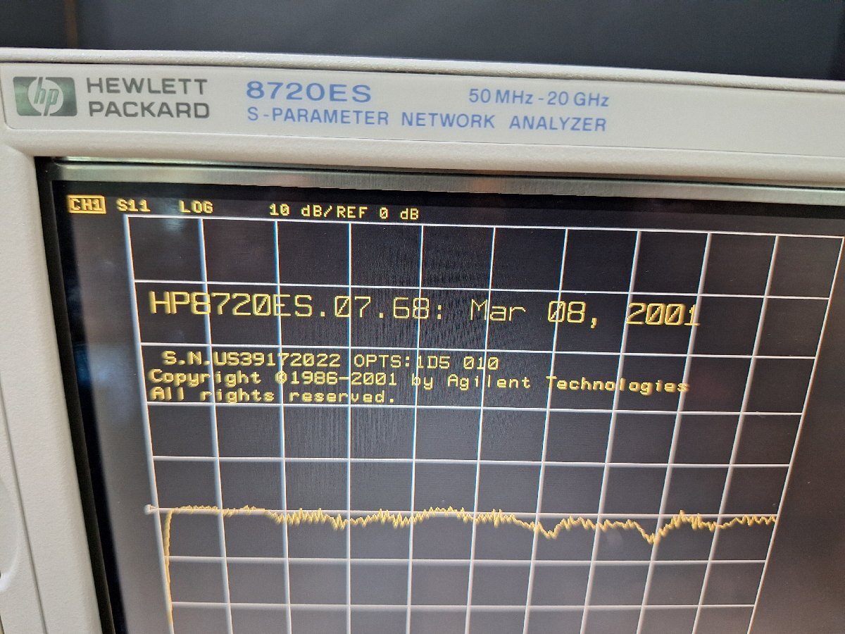 HP 8720ES S-Parameter Network Analyzer 50MHz-20GHz Opt. 1D5 [k1248052853]