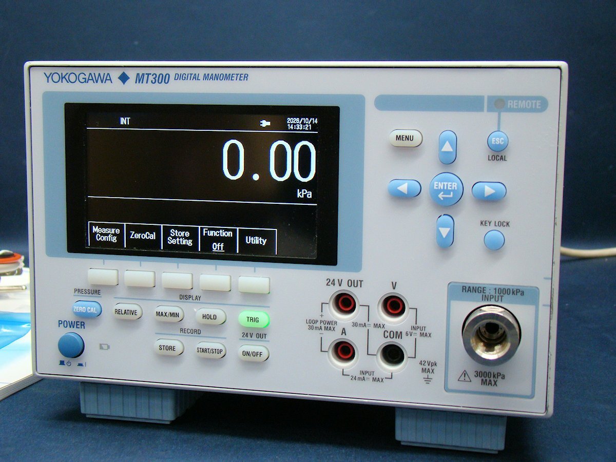 Yokogawa MT300 Digital Pressure Gauge 1000kPa [b1248302946]