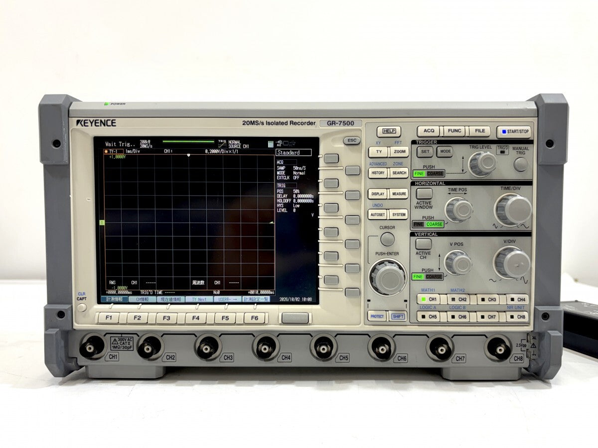 Keyence GR-7500 8CH High-Speed Insulation Multi-Recorder [n1248310723]