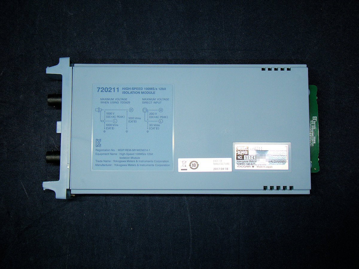 Yokogawa 720211 Insulation Module 100MS/s 12bit [m1248585427]