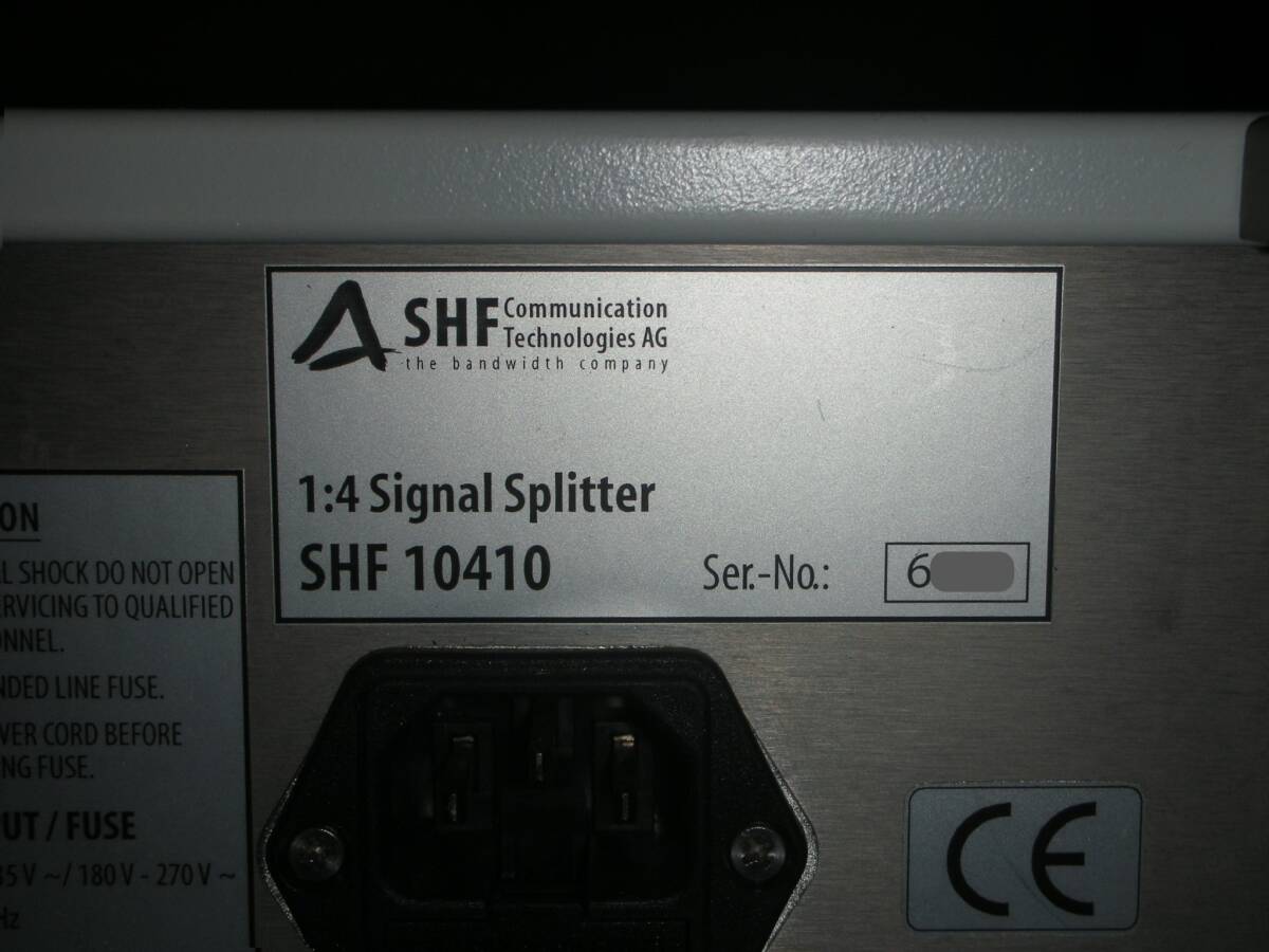 SHF Communication Technologies SHF 10410 Signal Splitter 40Gb/s [g1248612756]