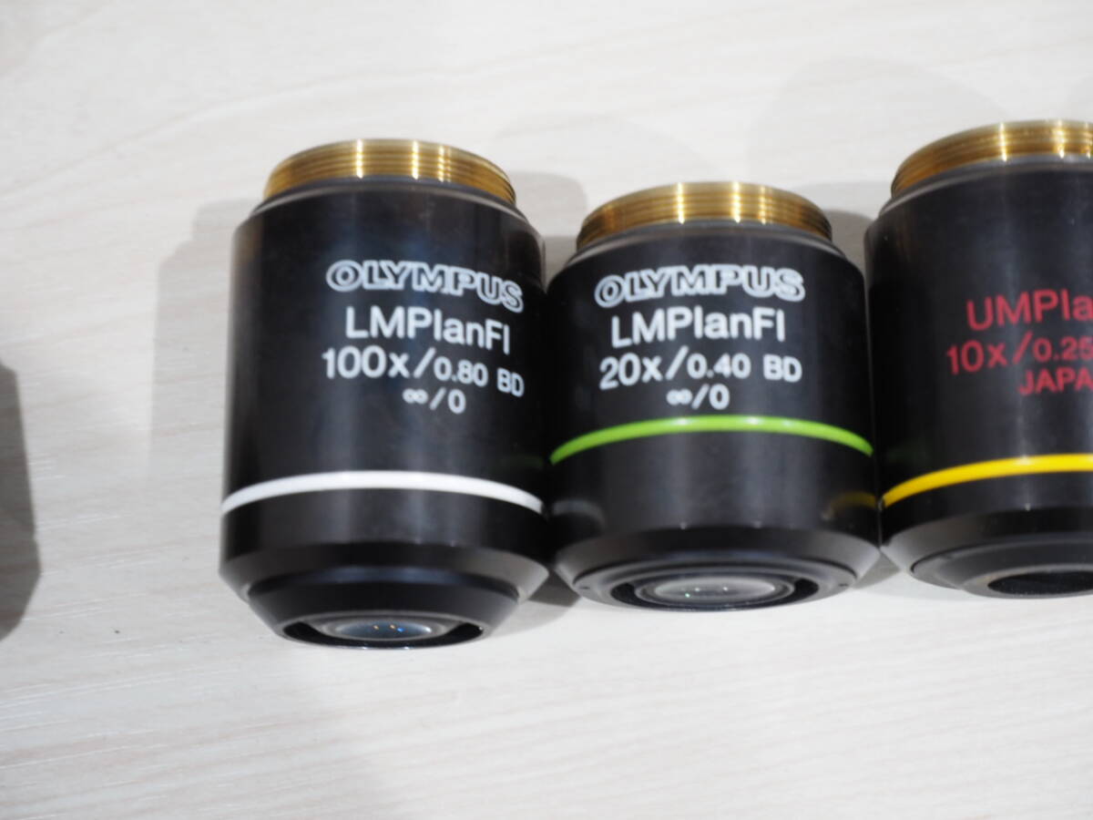 Evident LMPLANFI 20x 100X 5X 10x 2.5X Objective Lens Microscope [k1248999588]