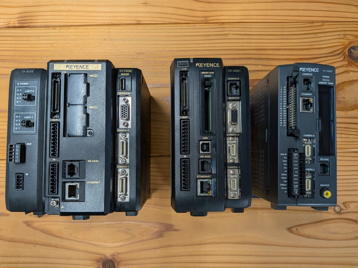 Keyence CA-MP81 VT3-V8 KV-1000 CV-2000 CV-3000 CV-X100R CA-DC21E CA-DBW5 CA-DBW13 CV-S035MH CV-S035MU CV-020 CV-035M CA-S2040 teli CCD Camera Lot (as-is) [u1249078403]