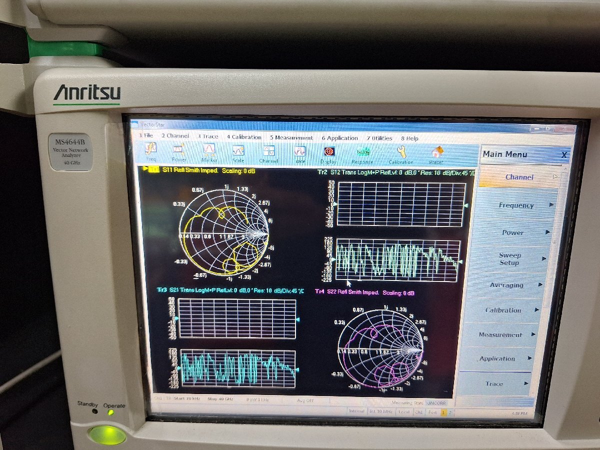Anritsu MS4644B Vector Network Analyzer 40GHz Opt. 007 082 002 070 013 3739C [v1249199211]